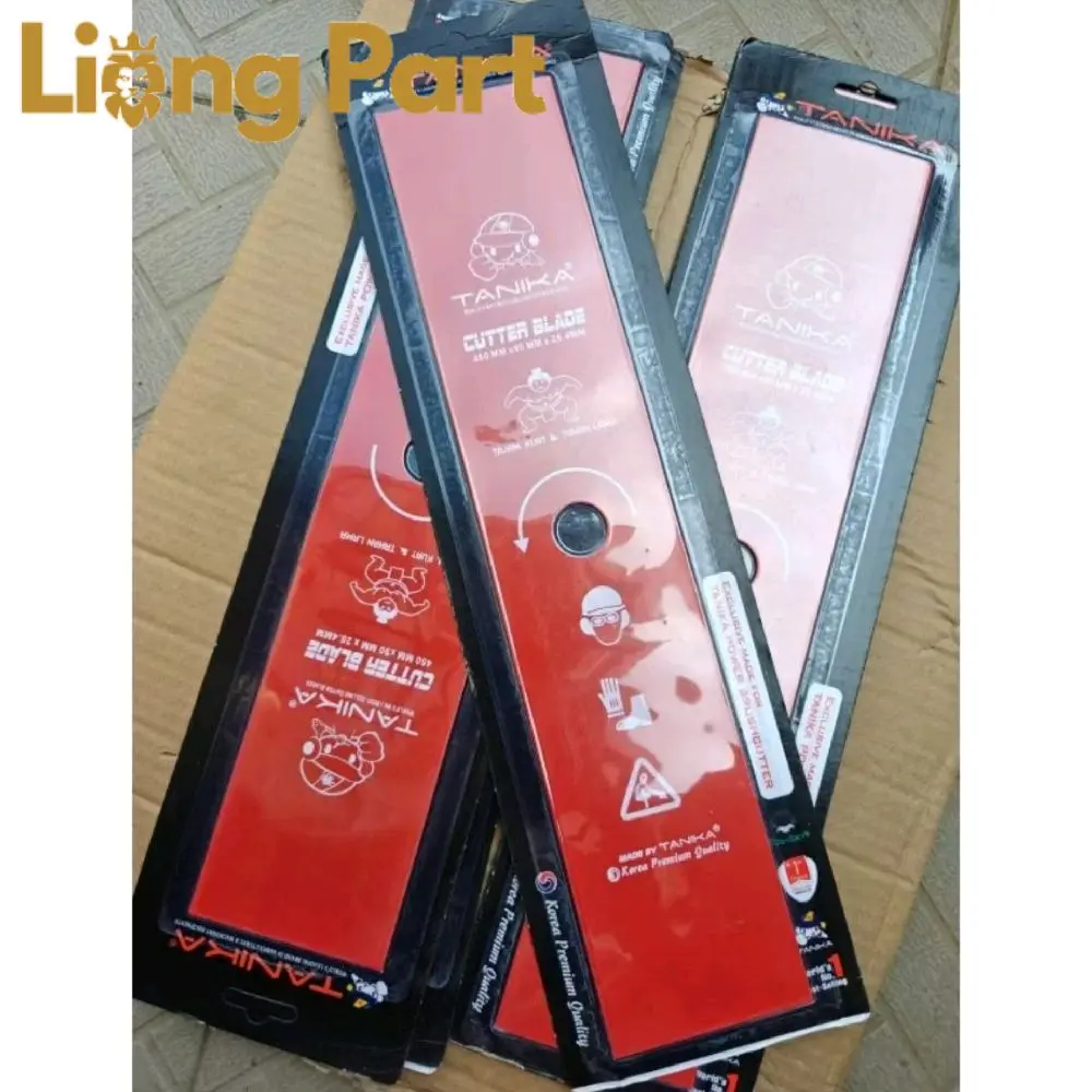 Pisau mesin potong rumput TANIKA 450x90x25.4mm / pisau mesin potong rumput 2tak