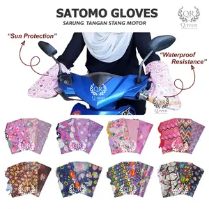 TANGAN KODOMO SATOMO TANGAN STANG  WANITA satamo sarung tangan motor