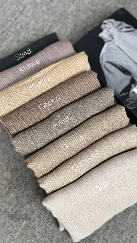 Qudsiyyah- Pashmina Viscose Highlight Textured by qudsiyyah Hijab Syal jilbab