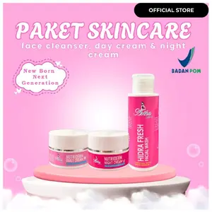 PAKET SKINCARE DAY CREAM NIGHT CREAM + FACIAL WASH NEW BORN NEXT GENERATION ARTHA LDT