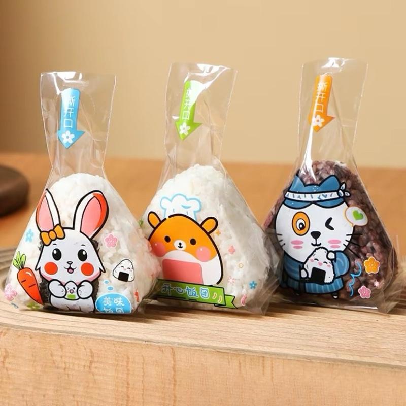 97-100 Túi Đựng Cơm Nắm Size 16x19cm Hình Thú Siêu Dễ Thương. Hàng sẵn tại Việt Nam đi đơn luôn trong ngày. Hình Ngẫu Nhiên