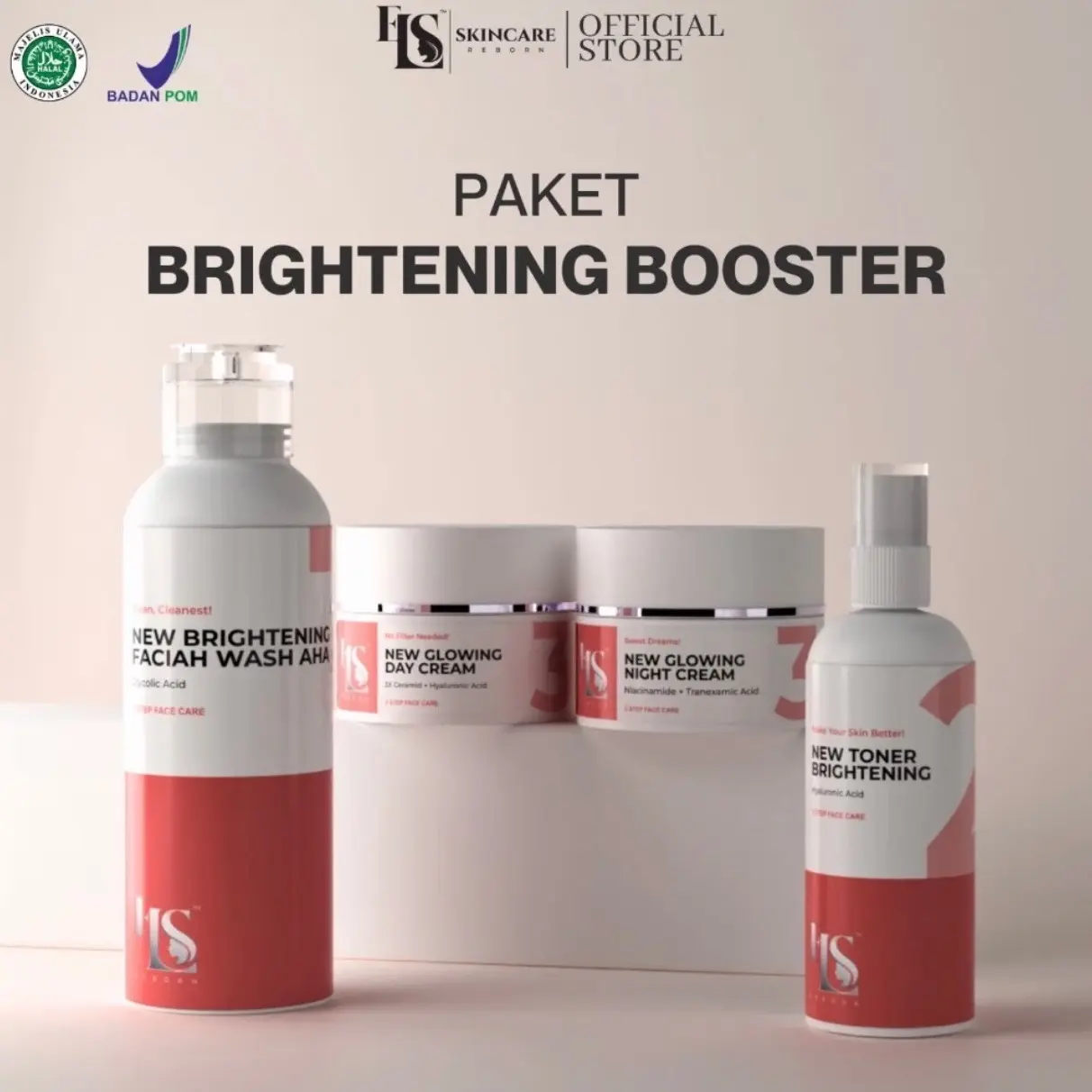 ￼LS SKINCARE PAKET SKINCARE BPOM NEW BRIGHTENING BOOSTER BPOM