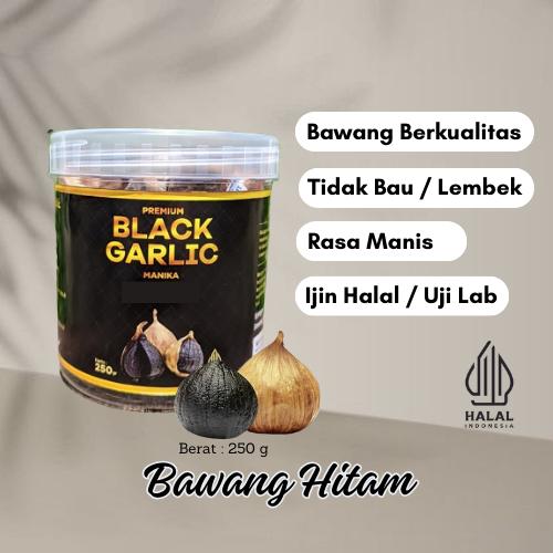 Black Garlic Tunggal Manika 250g Bawang Hitam Lanang Kualitas Pilihan 1