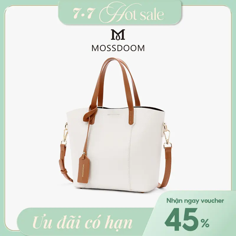【XẢ KHO】MOSSDOOM Fefi Bag-Túi Xách Nữ, Túi Đeo Vai Đơn Giản 0