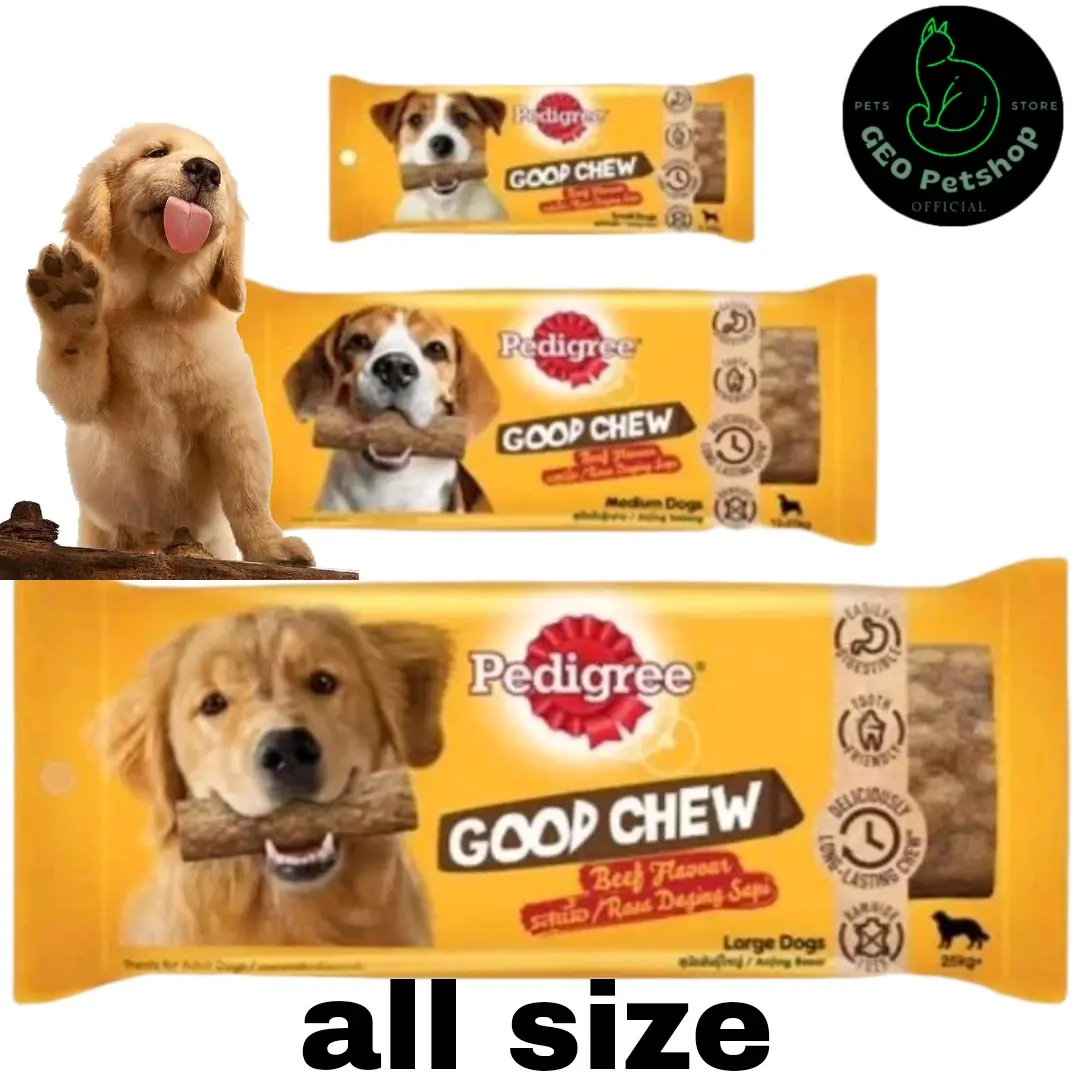 Good Chew  Pedigree All Size Cemeilan Dog Food Pedigre Makanan Snack Anjing