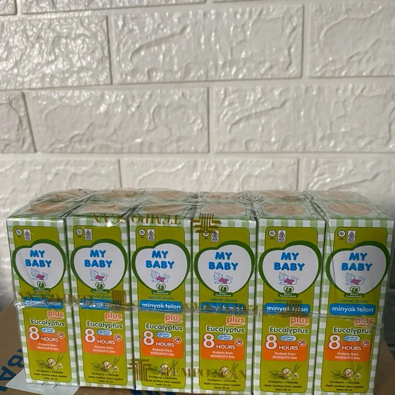 Minyak Telon My Baby 1 Lusin / 12 Botol 30 Ml - Cocok untuk Bayi - Cewek, Cowok Menghangatkan Kulit Perut 3