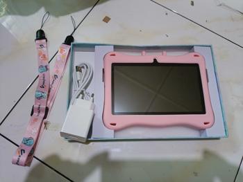 Product Review of Tablet Anak Easytech E13 Tablet Android Anak Layar Sentuh WIFI / Tablet Belajar Mengaji Menggambar Game Banyak Fitur / Kids Tablet RAM 4 64 GB Edukasi Pink aipet  anak   tab from W**a A**6 3