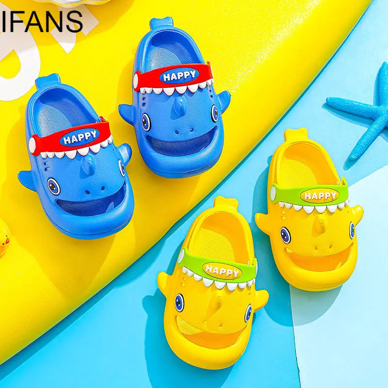 Sandal Anak Sepatu Anak Laki-laki Perempuan Sandal Anak Kartun Lucu Hiu Sandal Anak Laki-laki 0