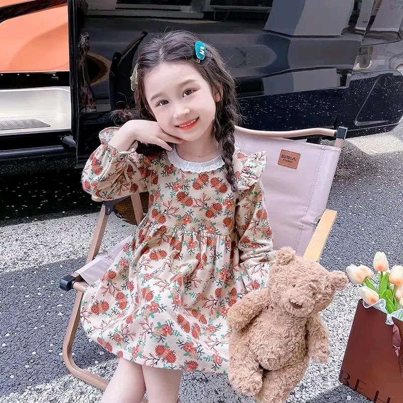 DRESS SWEETY GIRLS | DRESS ANAK CEWEK | DRESS BLOSSOM FLOW Fashion