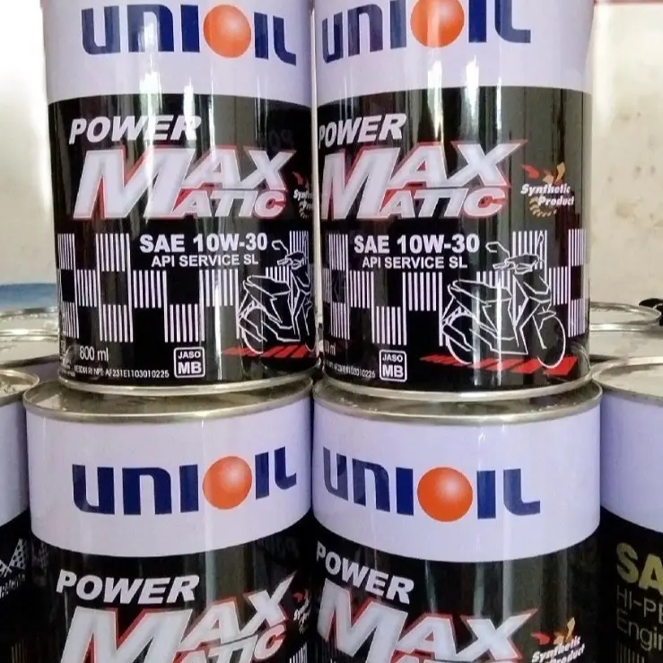 OLI UNIOIL MAX MATIC 0,8LTR,10W-30 UNTUK SEPEDA MOTOR MATIC