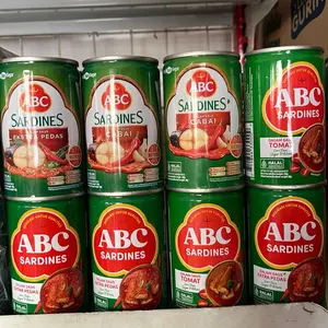 ABC Sardines 155g - Dalam Sal Cabai, Sarden Kaleng Berkualitas, Saus Tomat Gurih, Siap Saji, Cocok untuk Lauk Cepat & Bahan Masakan