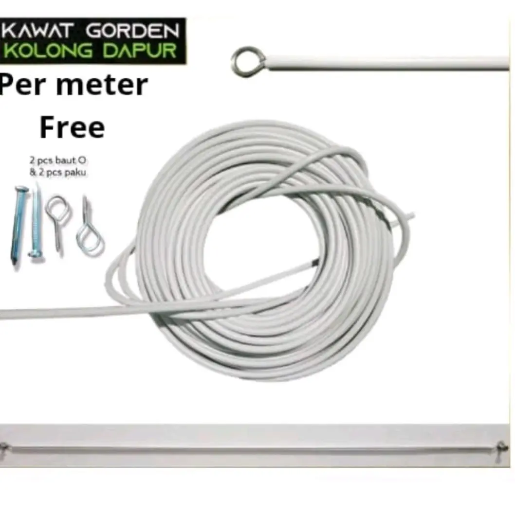 Kawat Gorden Dipasang di Dinding kawat spiral