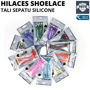 HILACES BASIC Lazy Shoelace tali sepatu silikon tali sepatu karet
