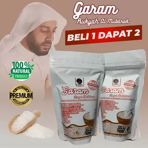 Beli 1 dapat 2 Garam Ruqyah Al Fatah Asli 250 Gram untuk Mandi dan Meruqyah Aura Negatif -Garam Ruqyah Untuk Membersihkan Diri