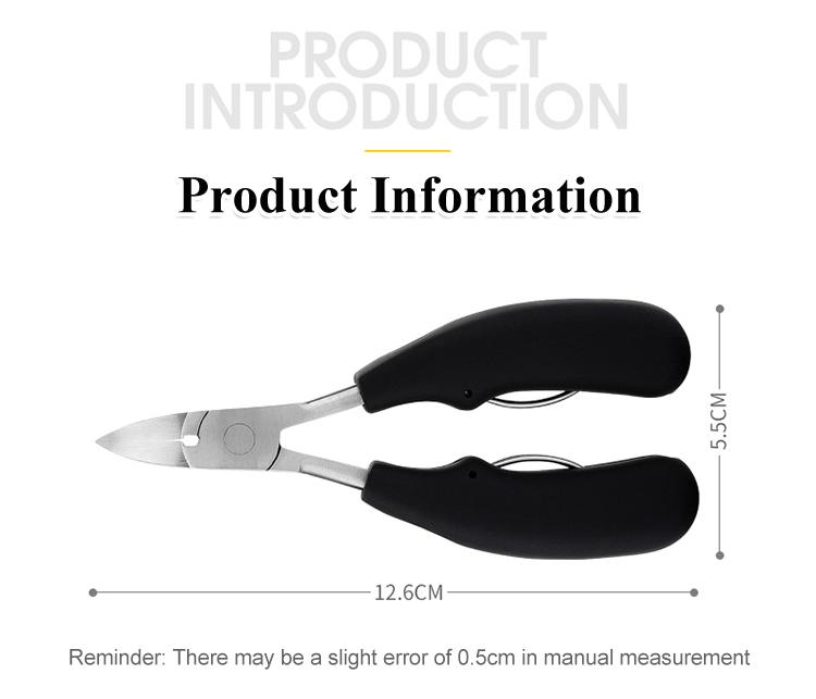 Product Introduction of Nail clippers for ingrown toenails single hawkbill clippers for gray fingernails nail fissures 14