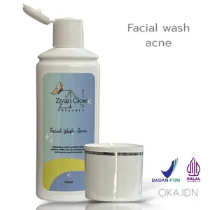 Facial wash acne ziyan glow skincare bpom halal sabun wajah