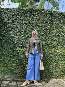 CELANA WANITA JEANS KULOT CARGO LUNA BEGGYPANTS TERBARU SETANDAR DAN JUMBO Denim