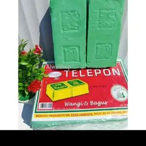 sabun cuci sabun batang cap telepon membersihkan noda yang membandel