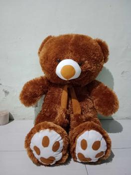Product Review of boneka teddy bear syal telapak 75cm from u** 0