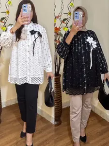 Maura Blouse Bros Bunga Elegan