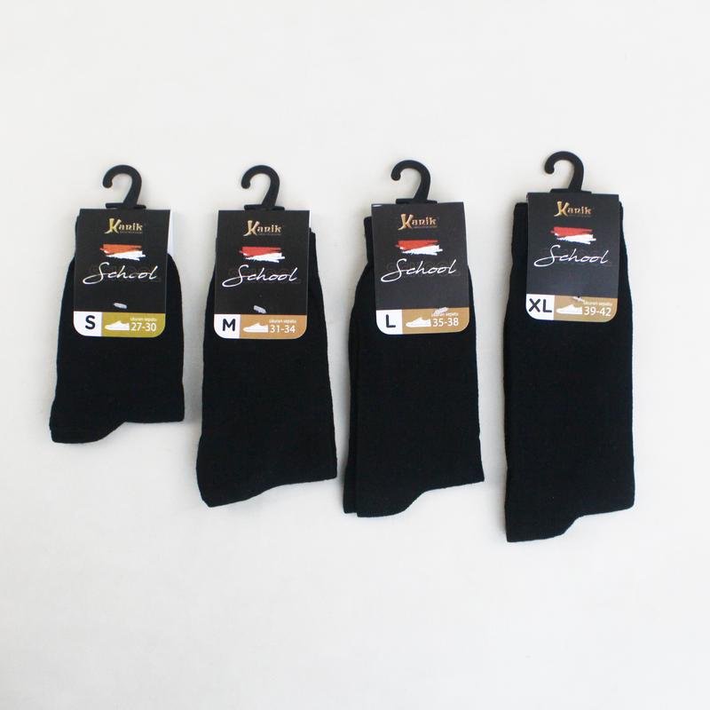 Kanik Kaos Kaki Sekolah Putih Hitam Tebal Pendek Panjang Bahan PE Spandex untuk SD SMP SMA Size S M L XL Best Price 3