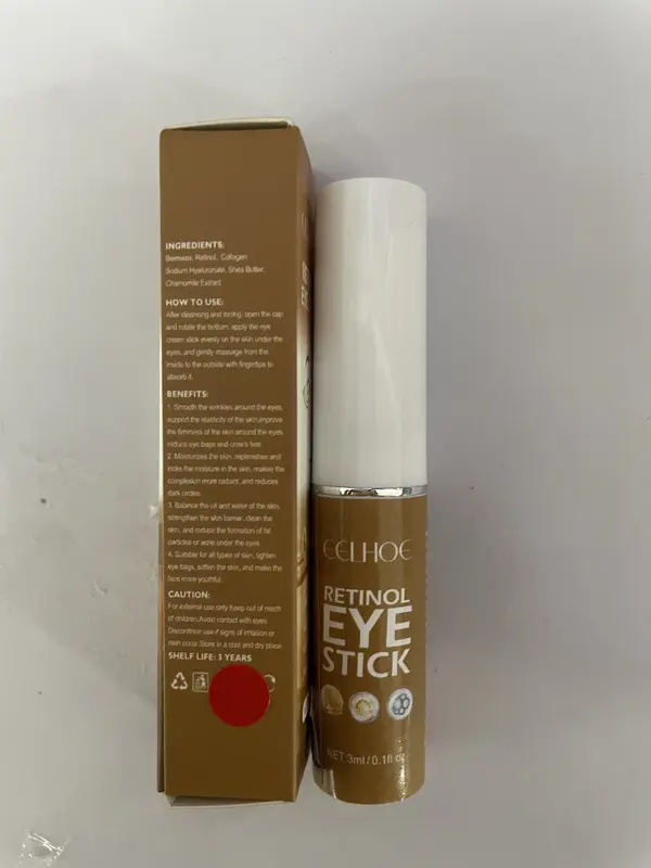 [COD]EELHOE Retinol Eye Cream Stick Mengurangi Garis Halus, Memudarkan Kantung Mata Dan Lingkaran Hitam, Melembabkan Dan Mengencangkan Kulit Sekitar Mata 3ml 6