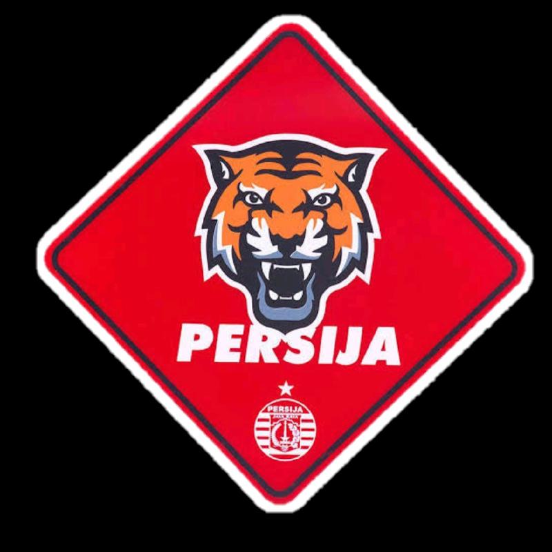 stiker vinyl anti air edisi club sepak bola persija jakarta jack mania, stiker helm stiker tumblr stiker hp 6