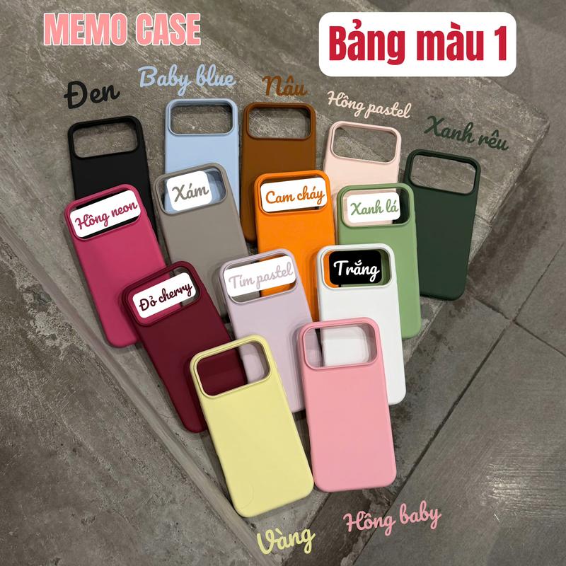Ốp lưng iphone CHỐNG BẨN lót nhung kèm box - Memo Case