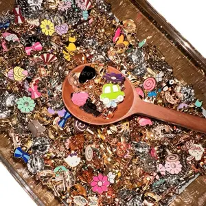 (Ceduk Satu Gelas) Bros Dagu Mini 1,5cm Tanpa wadah isi 10+ Stainless peniti jilbab mini