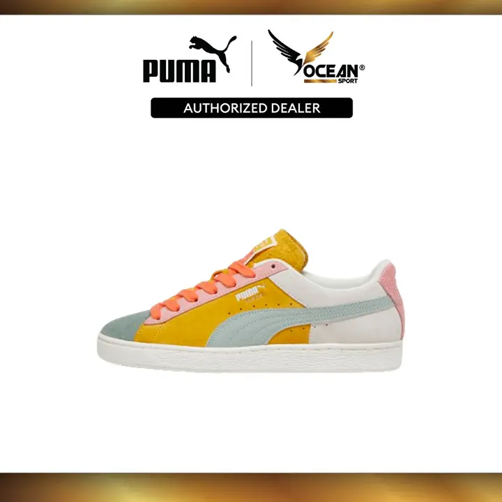 PUMA Men's Suede Icons Of Unity 1 (Warm White-Yellow) 39375001