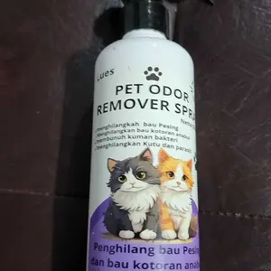 pet odor remover spray penghilang bau Pesing dan kotoran netto 250ml deodoran multipak