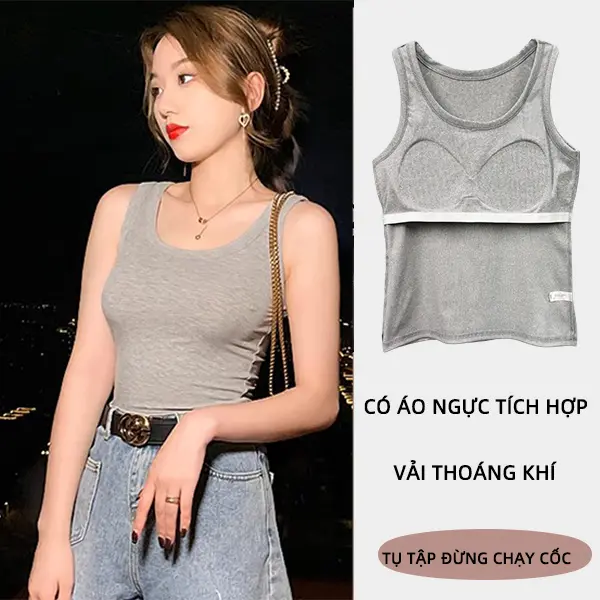 áo 2 dây có mút đệm ôm body kiểu mới đồ nữ áo yếm bigsize tanktop áo ba lỗ cho nữ sang chảnh đẹp