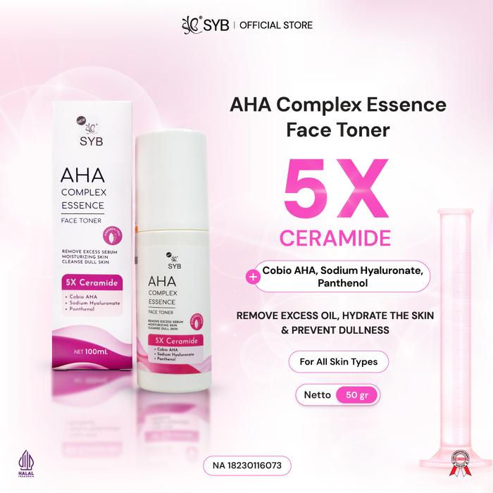 cara pemakaian red pome l glutathione Promo NEW SYB AHA Complex Essence Face Toner with 5x Ceramide (Toner Wajah untuk Melembabkan & Menghindrasi Kulit 100ml) NAD⁺ – | ApexLink Shop By Skin Concern: Other Skin Conditions Size:180CT