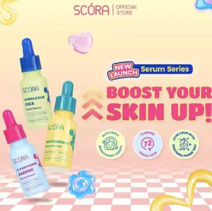 Scora Serum Series 20ml Serum Mencerahkan Skin Barrier Acne Berjerawat, mencerahkan kulit,memperbaiki skin barierr