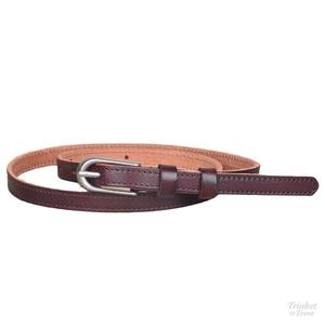 Tali pinggang wanita kulit asli yang nipis, hitam dengan gesper pin, diperbuat daripada kulit lembu lapisan atas, tali pinggang hiasan yang ringkas dan bergaya untuk seluar jeans.