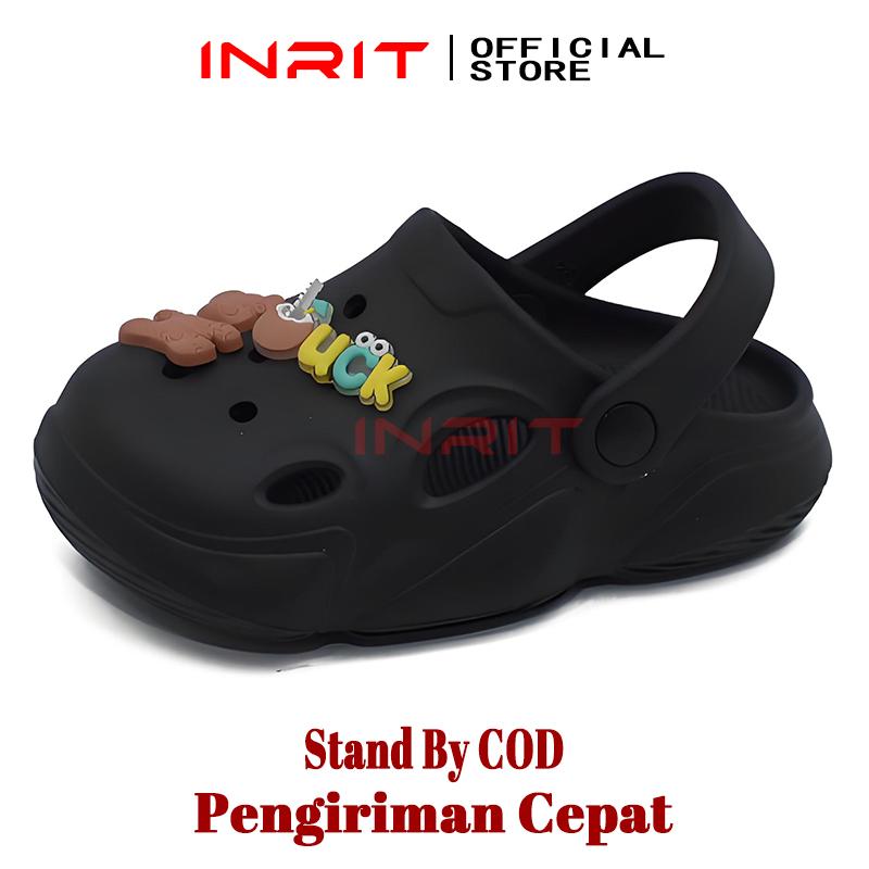 Product Introduction of INRIT 2025 New Sandal Anak Perempuan Baby Girl Model Corak Loreng Tali Belakang Berkarakter EU:21-26 17