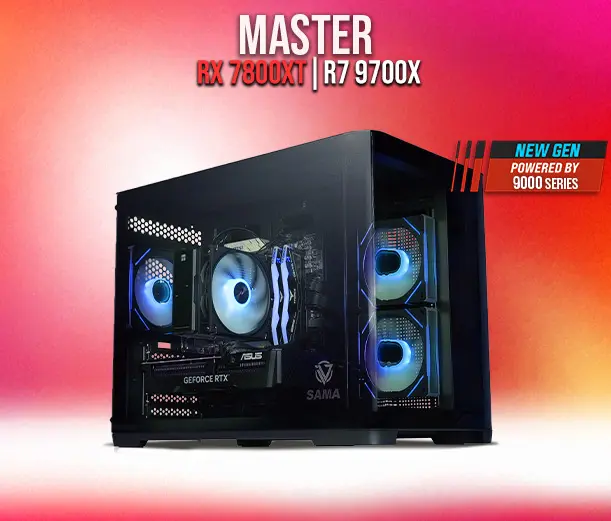 MASTER M28 | RX 7800XT | Ryzen 7 9700X