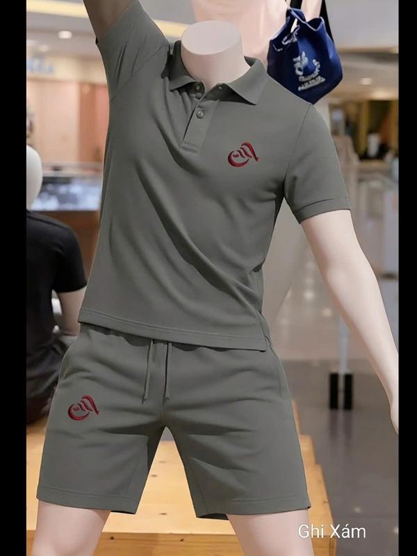 Bộ Quần Áo Thể Thao POLO Nam Logo Thêu Nổi Dáng Chuẩn Form POLO. Vải Cá Sấu Cao Cấp thấm hút mồ hôi cực tốt. Size từ 45kg - 80kg