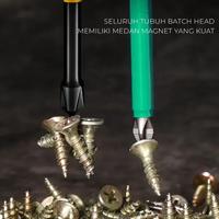 Gambar ID.BOIS Set mata obeng magnetik: set 6 buah (25-150 mm) atau set 10 buah mata bor Phillips S2 baja paduan anti selip tugas berat 65 mm. - 6pcs(25-150mm) dari ID.BOIS Kab. Tangerang 4 Tokopedia