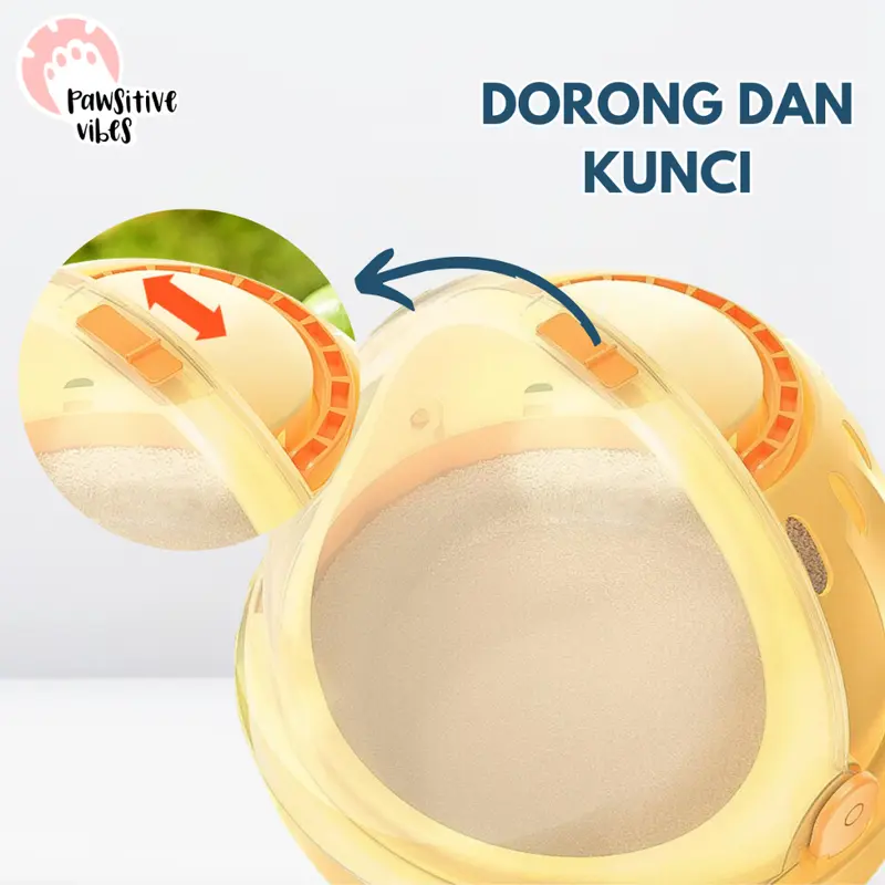 Cargo Hamster UFO Mini - Hamster Cage - Kandang Travel Hamster Sugar Glider Landak - Pet Outdoor Cage - Rumah Hamster Lucu Plus Botol Minum - Kandang Hamster Ufo Astronot - Astronaut Stye Hamster Cage - Rumah Sugar Glider - Kandang Travel Hamster 3