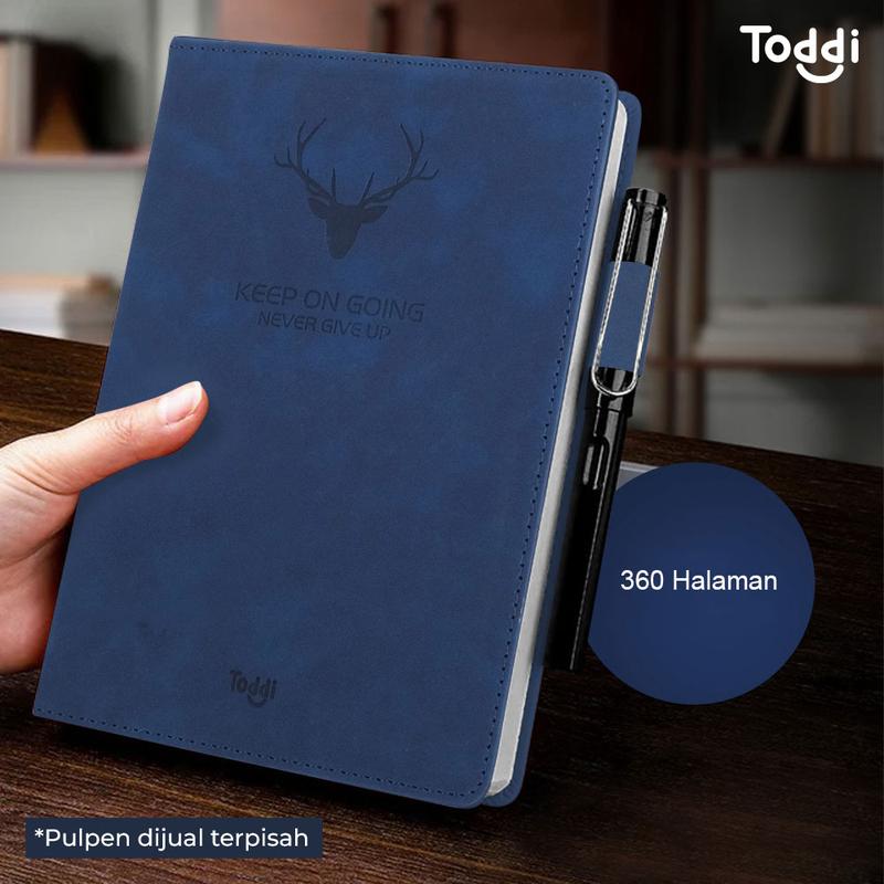 Buku Catatan Harian Cowok Cewek Buku Jurnal Hardcover 360 Halaman dengan tempat pulpen Magnetic non magnetic buckle A5 Paper Stationery 4