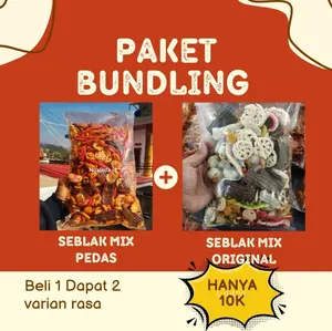Seblak mix serba 10 RB udah dapat varian pedas dan original Snack Kering Kerupuk
