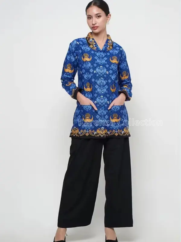 Batik Korpri Lapis Furing / Seragam KorpriI Wanita Terbaru 2023 / Seragam Kerja Batik Wanita Premium // Batik Guru Katun C40s Jumbo batikpns 1