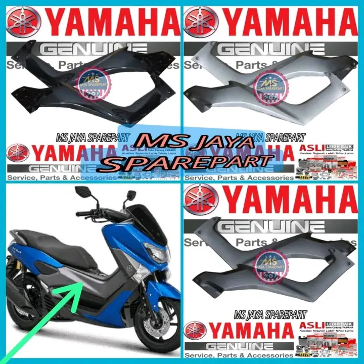DELTABOX COVER BODY TENGAH NMAX OLD KANAN KIRI ORIGINAL YAMAHA 0