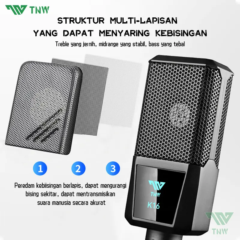 TNW Microphone Kabel K16 Condenser Microphone Dynamic Mic Kabel 7