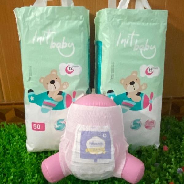  Bỉm quần INIT Baby Organic 100 miếng cao cấp giá sỉ,Tả em bé đủ size M tới 4XL thấm hút tới 1200ml nước tiểu 