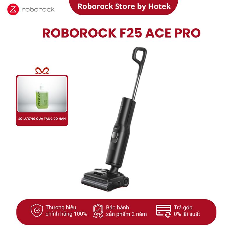 Máy hút bụi lau nhà cầm tay Roborock F25 Ace Pro| Lực hút 25000Pa|Công nghệ Foam Spray|Chống rối tốt