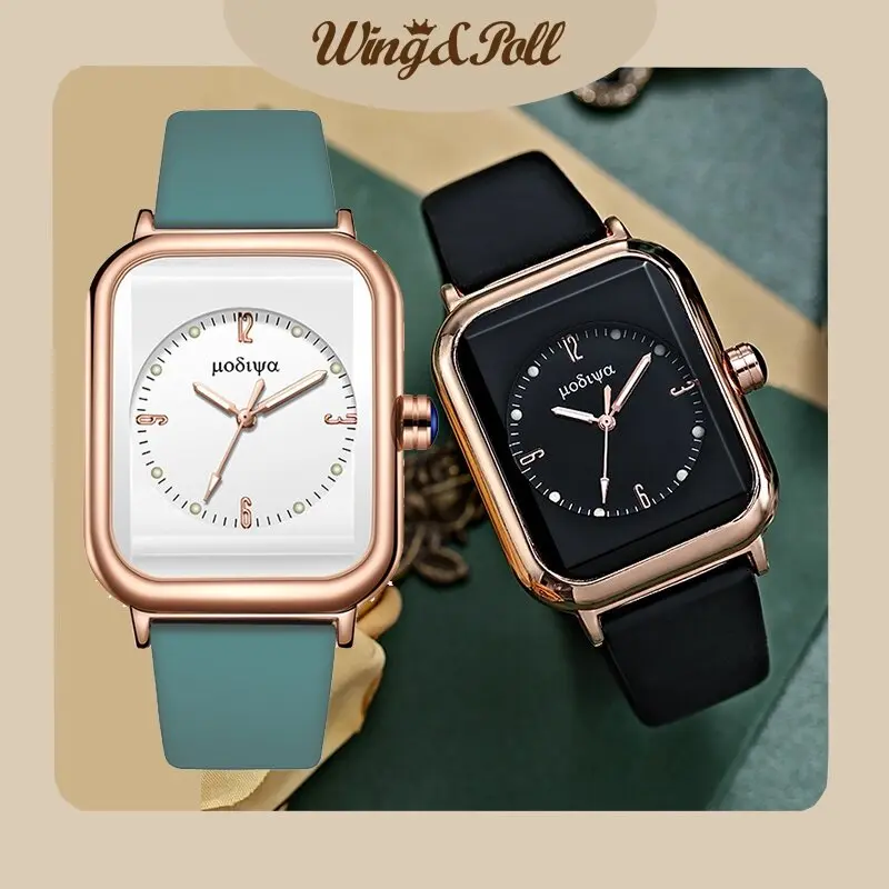 New Fashion Elegant Square Dial watch for women Waterproof Quartz Watch Vintage Simple Wristwatch Gift Idea Girls Watches Casual watch for women