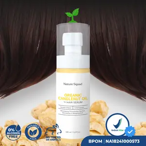 Candlenut Oil Minyak Kemiri Murni 100ml Penumbuh Rambut Botak Minyak Rambut Kemiri Asli Pelebat Rambut Hitam Penyubur Melebatkan Rambut Penumbuh Alis