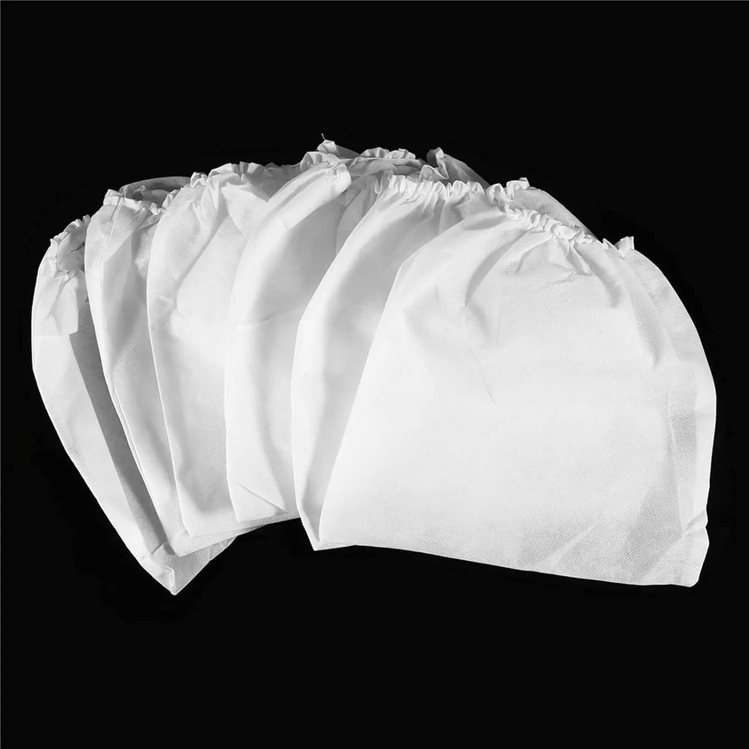 10pcs Nail Art Dust Suction Collector Bag, Reusable Non Woven Vacuum Cleaner Replacement Bags Universal for All Nail Art Dust Collection Salon Tools